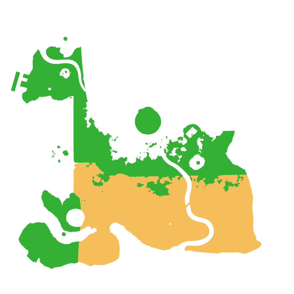 Biome Rust Map: Procedural Map, Size: 3000, Seed: 2874