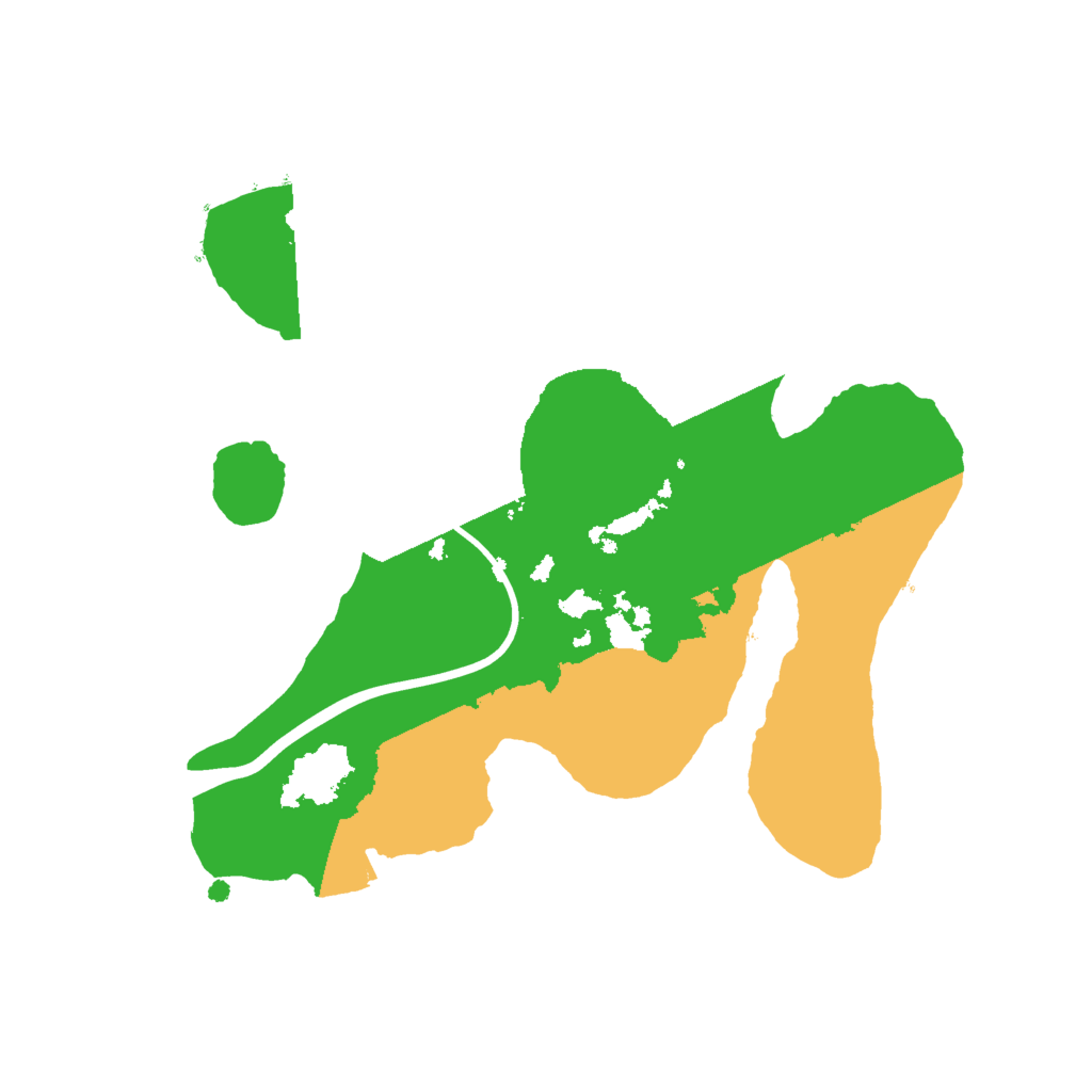 Biome Rust Map: Procedural Map, Size: 2000, Seed: 2013001804