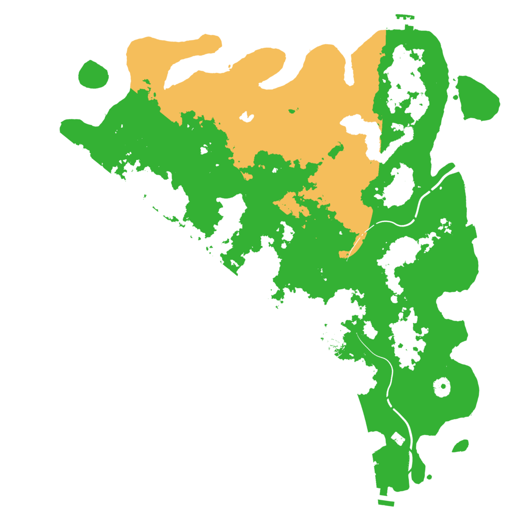Biome Rust Map: Procedural Map, Size: 4250, Seed: 604694559