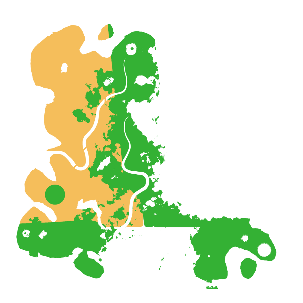 Biome Rust Map: Procedural Map, Size: 4000, Seed: 2023133040