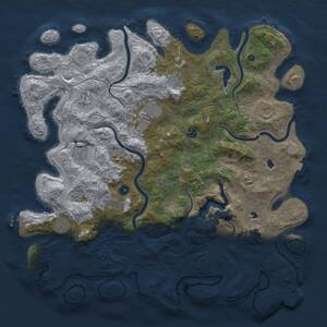 Thumbnail Rust Map: Procedural Map, Size: 4800, Seed: 540353324, 16 Monuments
