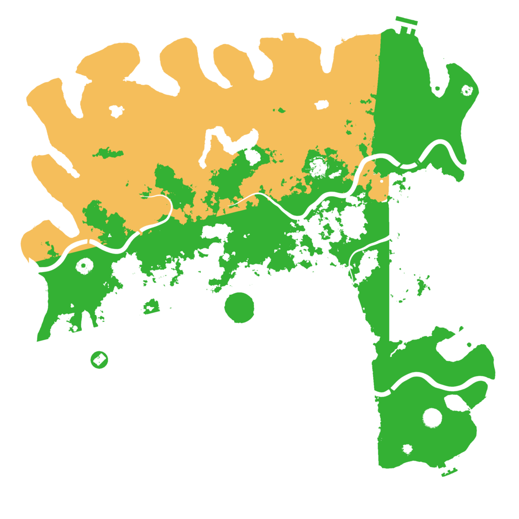 Biome Rust Map: Procedural Map, Size: 4750, Seed: 1065104502
