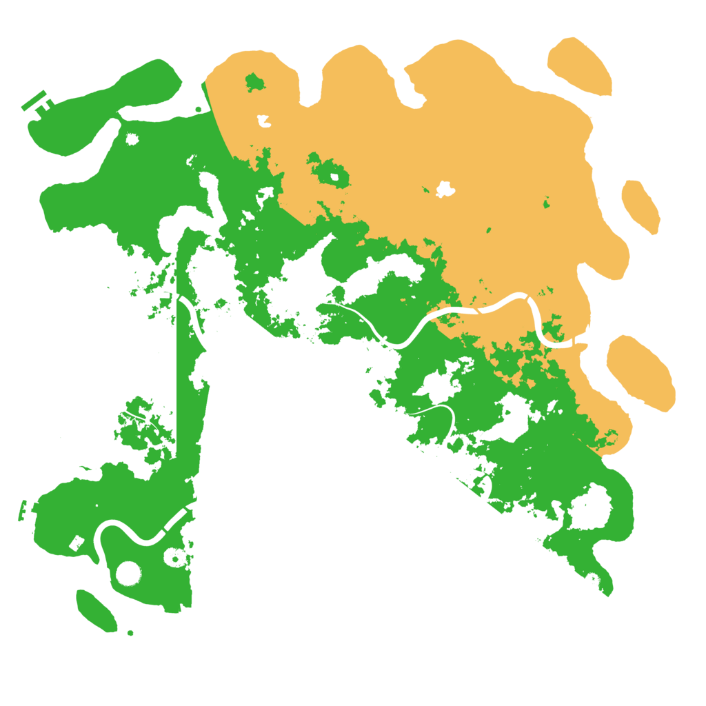 Biome Rust Map: Procedural Map, Size: 5000, Seed: 770493850