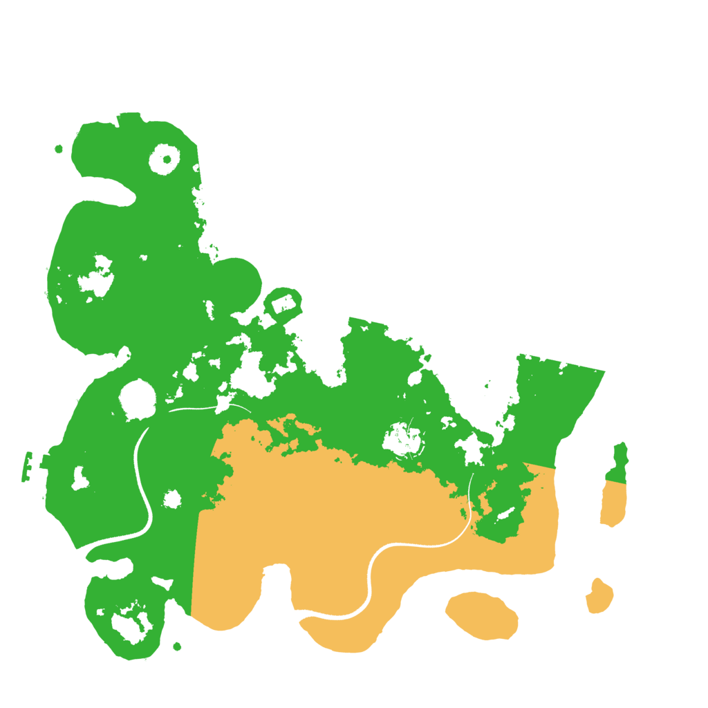 Biome Rust Map: Procedural Map, Size: 3500, Seed: 775333109