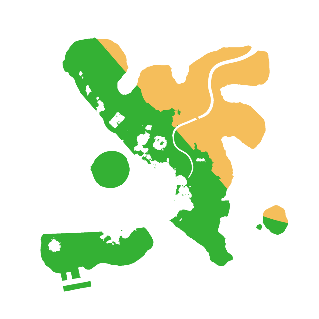 Biome Rust Map: Procedural Map, Size: 2303, Seed: 1151766531