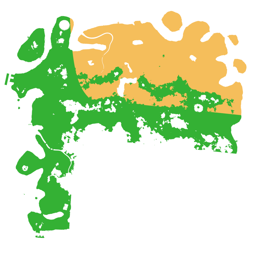 Biome Rust Map: Procedural Map, Size: 4500, Seed: 245111454