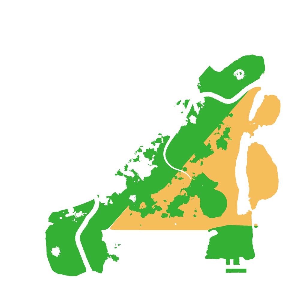 Biome Rust Map: Procedural Map, Size: 3000, Seed: 18743