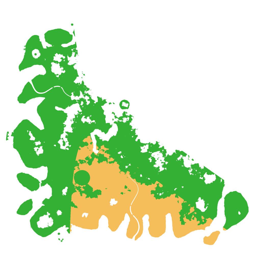 Biome Rust Map: Procedural Map, Size: 4500, Seed: 268488871