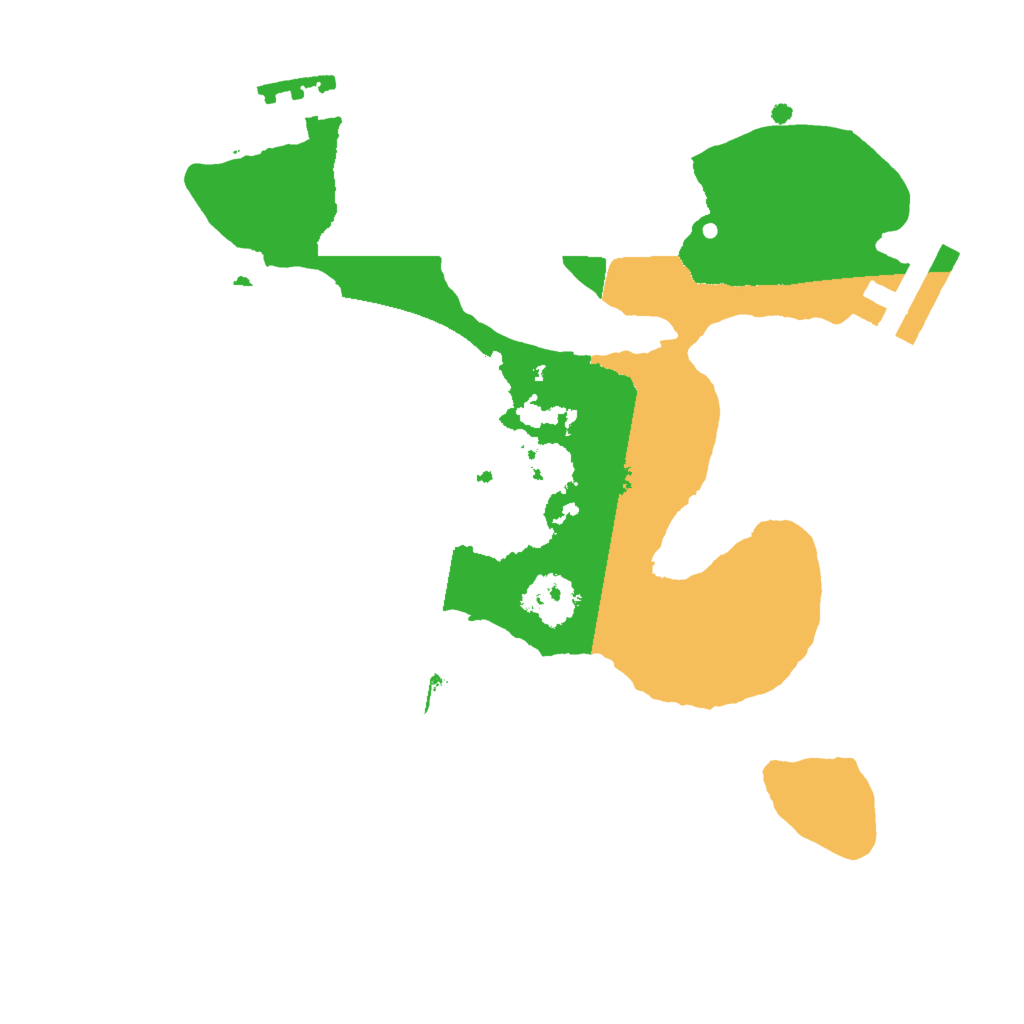 Biome Rust Map: Procedural Map, Size: 2000, Seed: 596693433