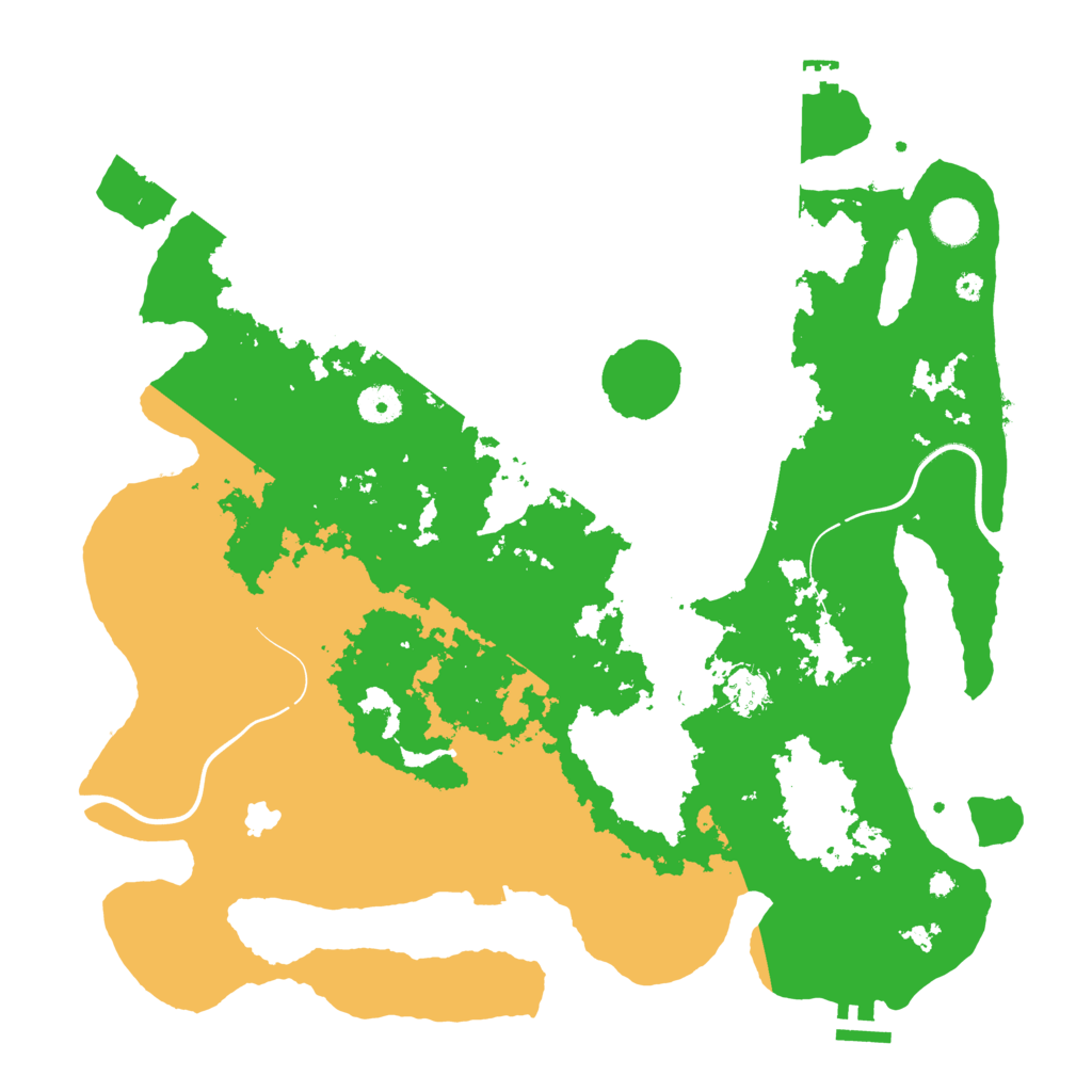 Biome Rust Map: Procedural Map, Size: 4000, Seed: 1666622045