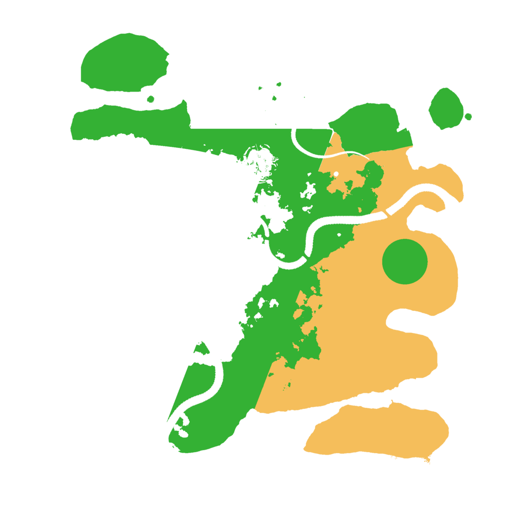 Biome Rust Map: Procedural Map, Size: 3000, Seed: 685278