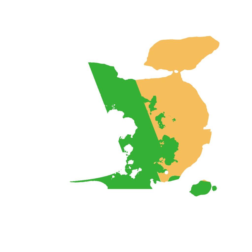 Biome Rust Map: Procedural Map, Size: 2000, Seed: 39398