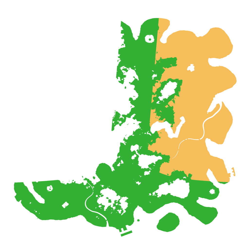 Biome Rust Map: Procedural Map, Size: 4250, Seed: 518686209