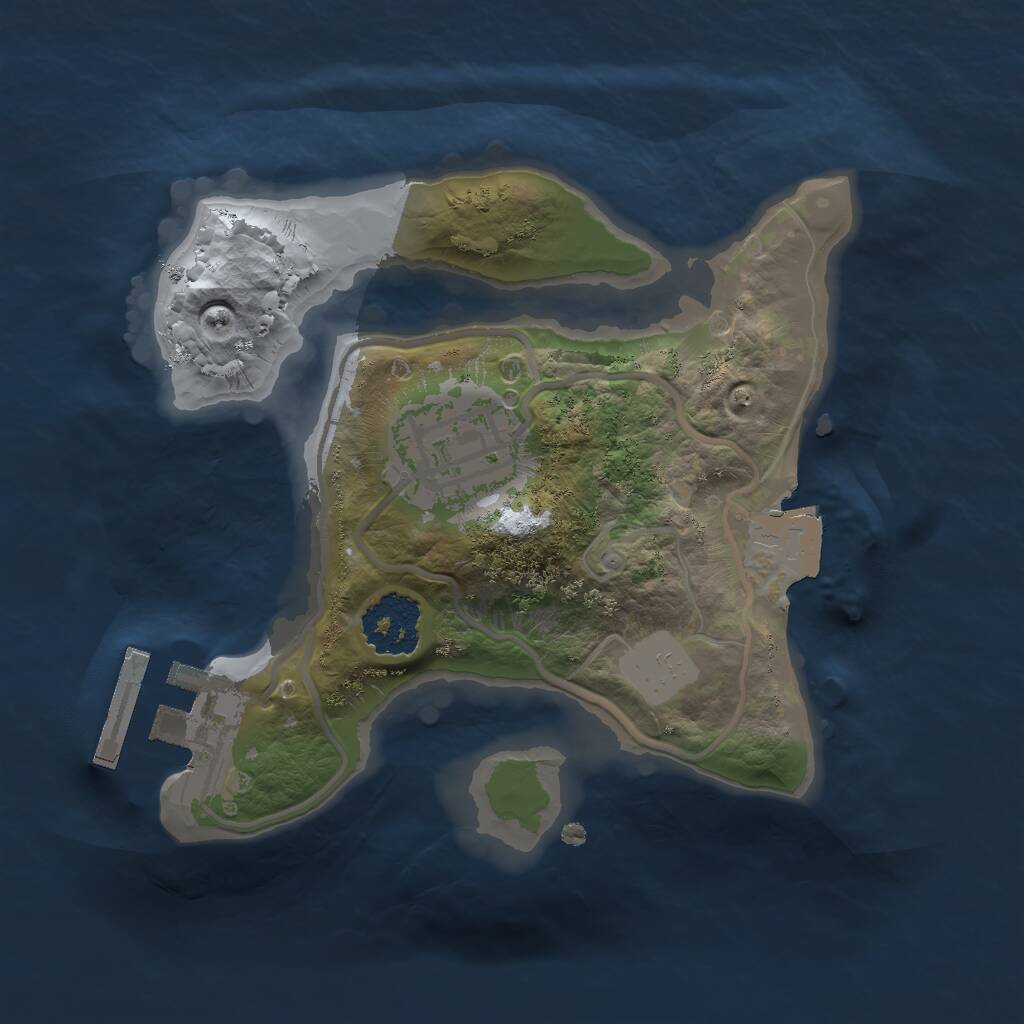 Rust Map: Procedural Map, Size: 1700, Seed: 624675600, 3 Monuments