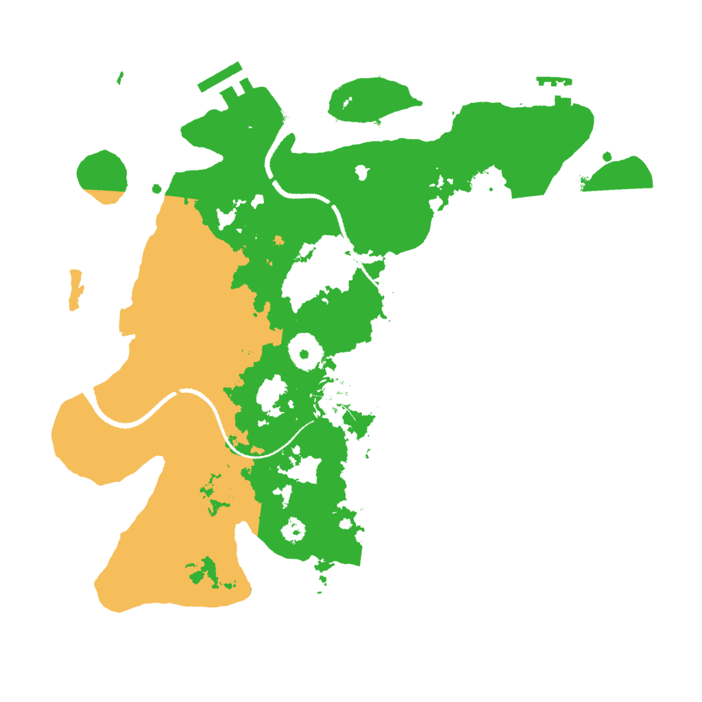 Biome Rust Map: Procedural Map, Size: 3000, Seed: 1177002068