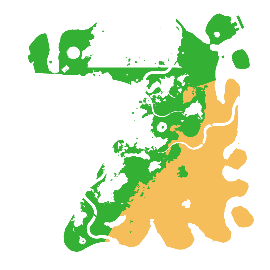 Biome Rust Map: Procedural Map, Size: 4000, Seed: 457805442