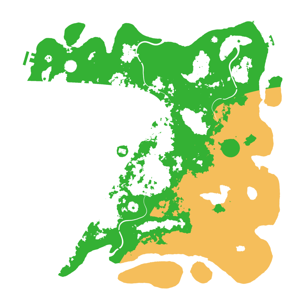 Biome Rust Map: Procedural Map, Size: 4400, Seed: 264784121