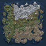 Thumbnail Rust Map: Procedural Map, Size: 4250, Seed: 458303422, 17 Monuments