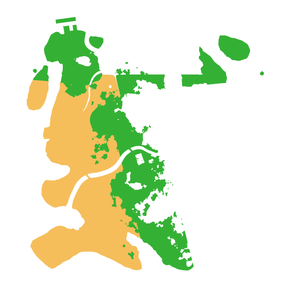 Biome Rust Map: Procedural Map, Size: 3000, Seed: 215341