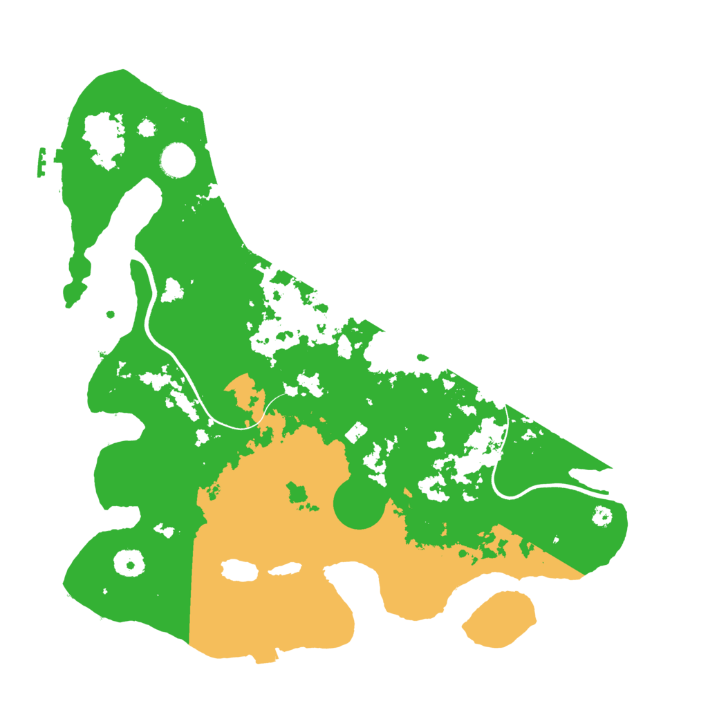 Biome Rust Map: Procedural Map, Size: 3600, Seed: 183804227