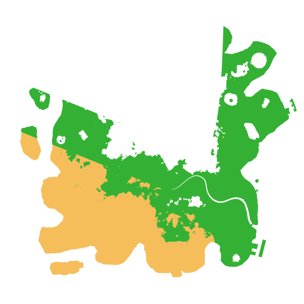 Biome Rust Map: Procedural Map, Size: 3500, Seed: 7819630