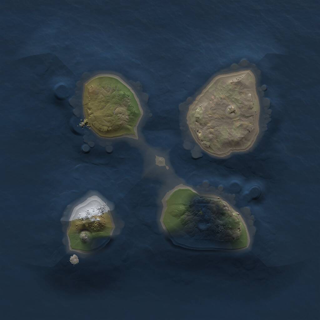 Rust Map: Procedural Map, Size: 1400, Seed: 2025156102, 1 Monuments