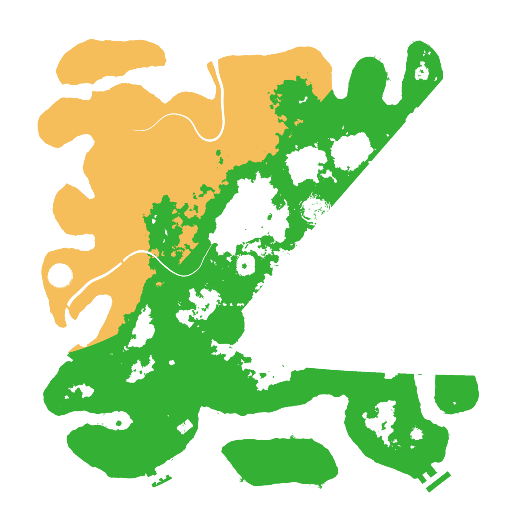 Biome Rust Map: Procedural Map, Size: 3700, Seed: 992926475