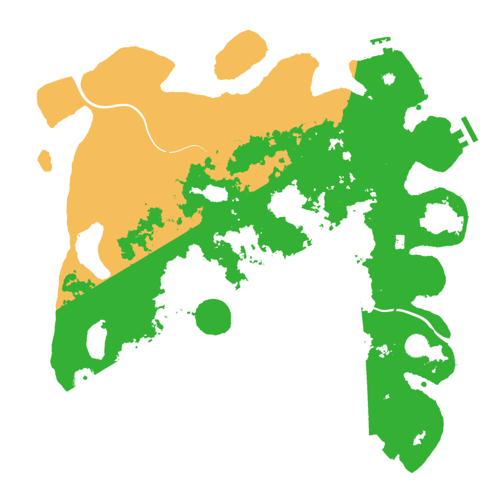 Biome Rust Map: Procedural Map, Size: 3750, Seed: 588860705
