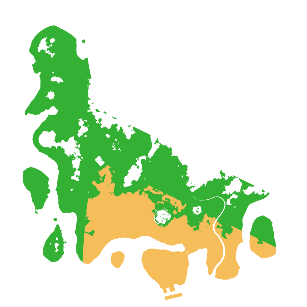 Biome Rust Map: Procedural Map, Size: 3500, Seed: 1896023274