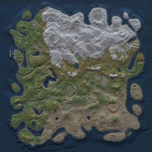 Thumbnail Rust Map: Procedural Map, Size: 4775, Seed: 1221120178, 17 Monuments