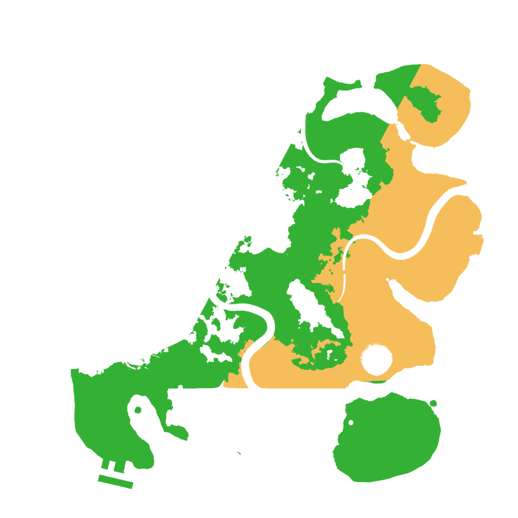 Biome Rust Map: Procedural Map, Size: 3000, Seed: 66875