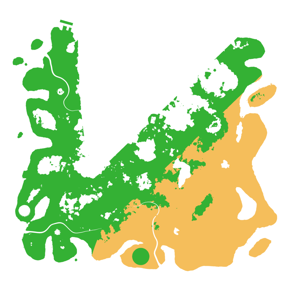 Biome Rust Map: Procedural Map, Size: 4500, Seed: 2124261232