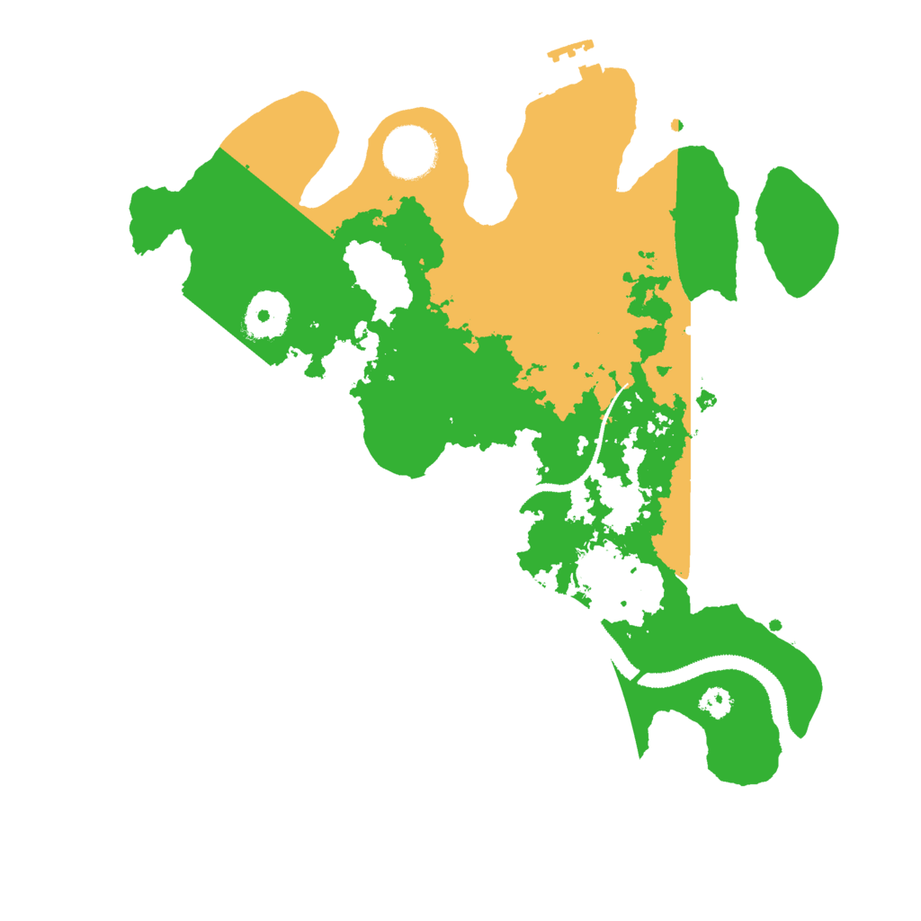 Biome Rust Map: Procedural Map, Size: 3000, Seed: 604694559