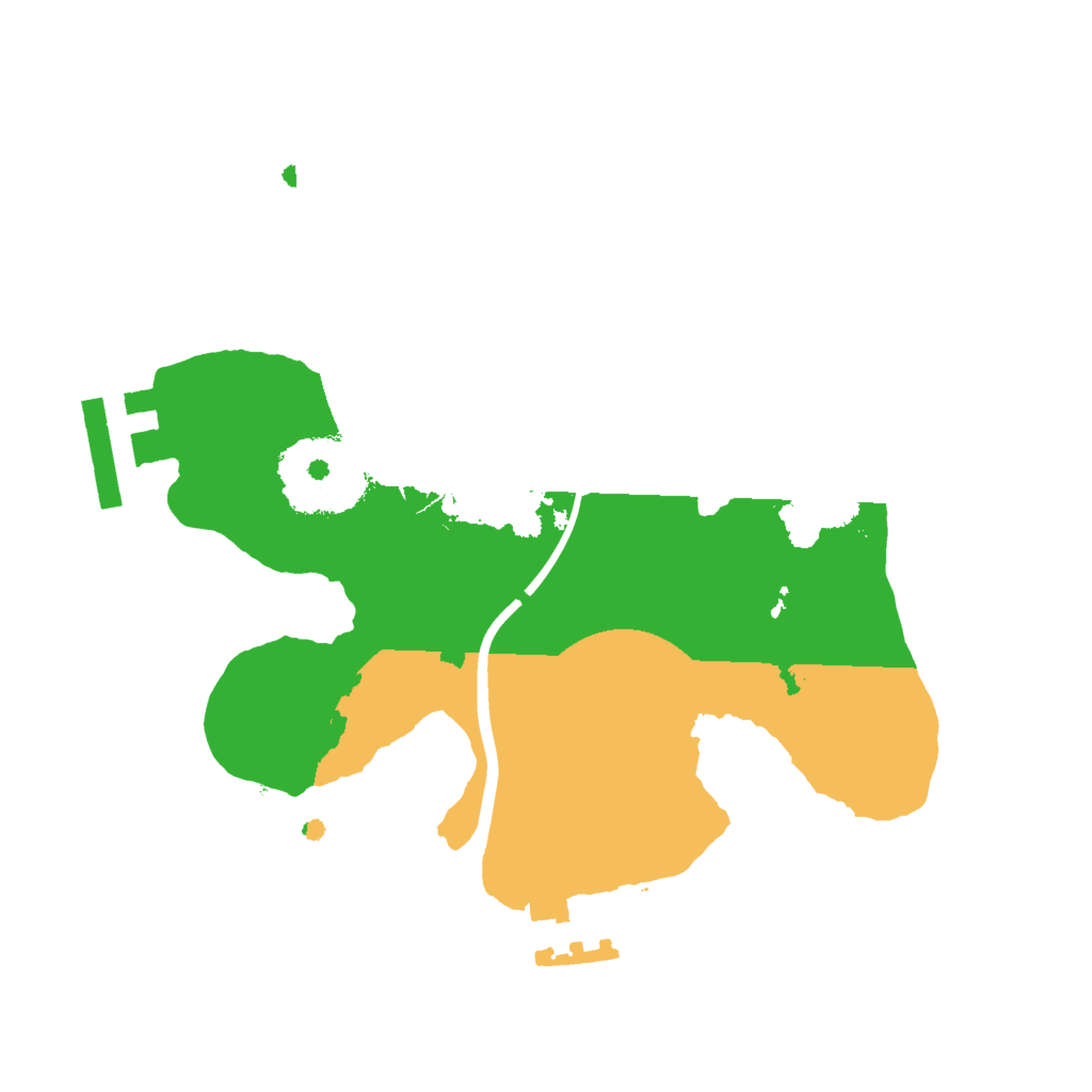 Biome Rust Map: Procedural Map, Size: 2000, Seed: 1566556234