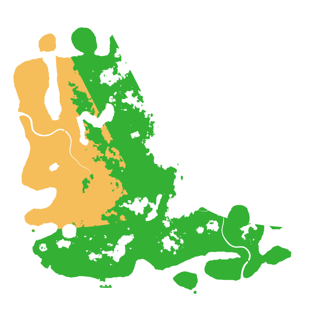 Biome Rust Map: Procedural Map, Size: 4000, Seed: 549007718