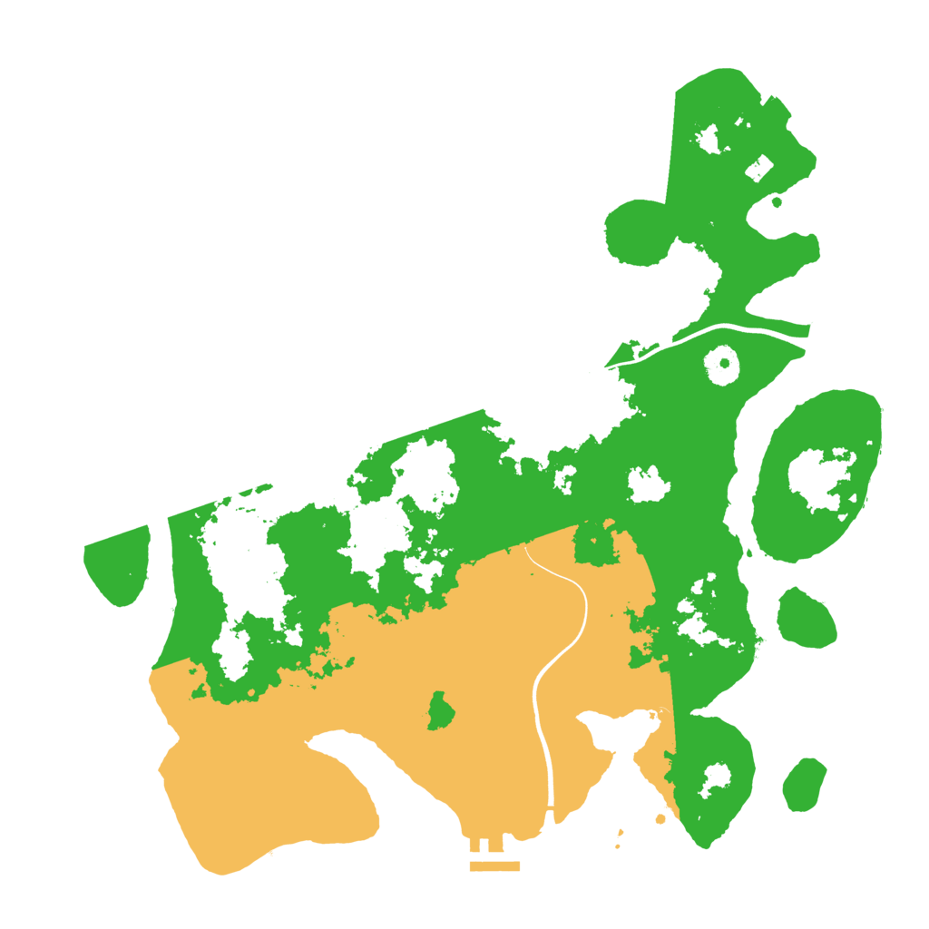 Biome Rust Map: Procedural Map, Size: 3750, Seed: 2085