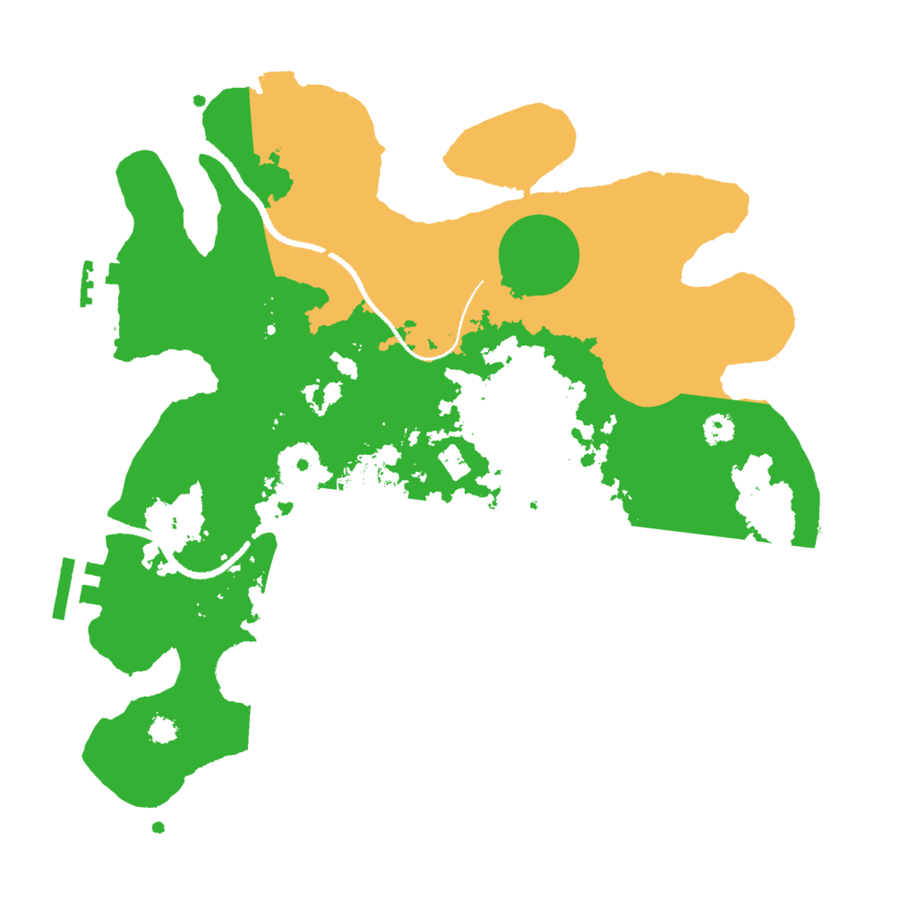 Biome Rust Map: Procedural Map, Size: 3000, Seed: 8939