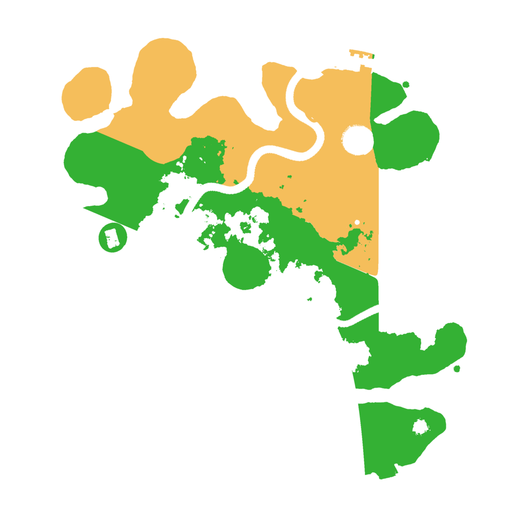 Biome Rust Map: Procedural Map, Size: 3000, Seed: 532002987