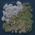 Thumbnail Rust Map: Procedural Map, Size: 4500, Seed: 1383379152, 17 Monuments