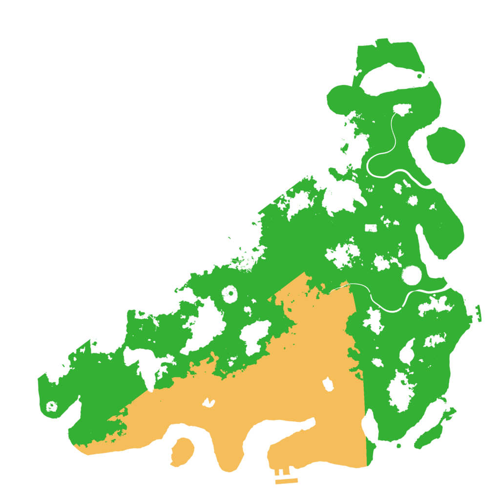 Biome Rust Map: Procedural Map, Size: 4500, Seed: 1383379152