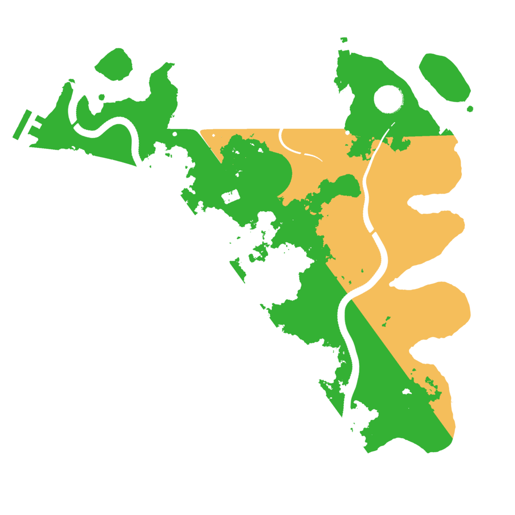 Biome Rust Map: Procedural Map, Size: 3300, Seed: 1284565254