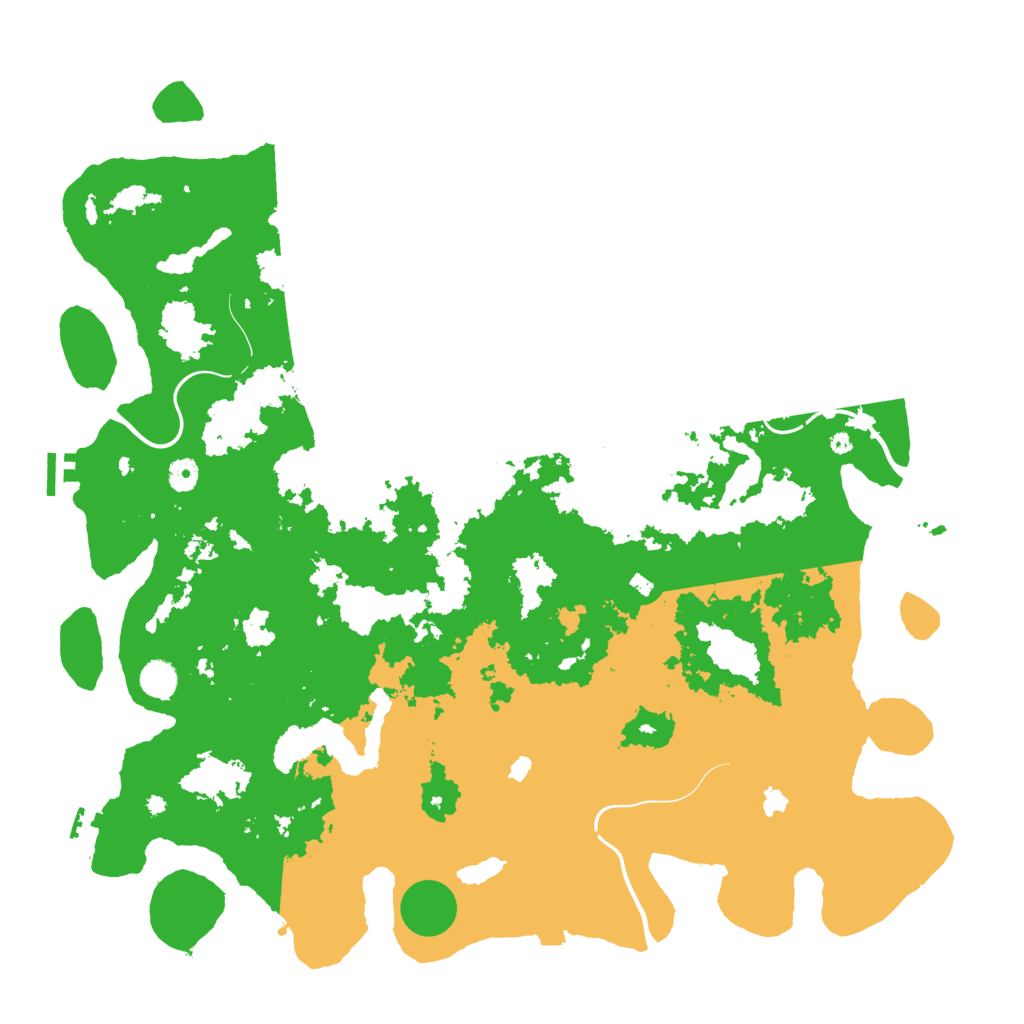 Biome Rust Map: Procedural Map, Size: 4800, Seed: 54685952