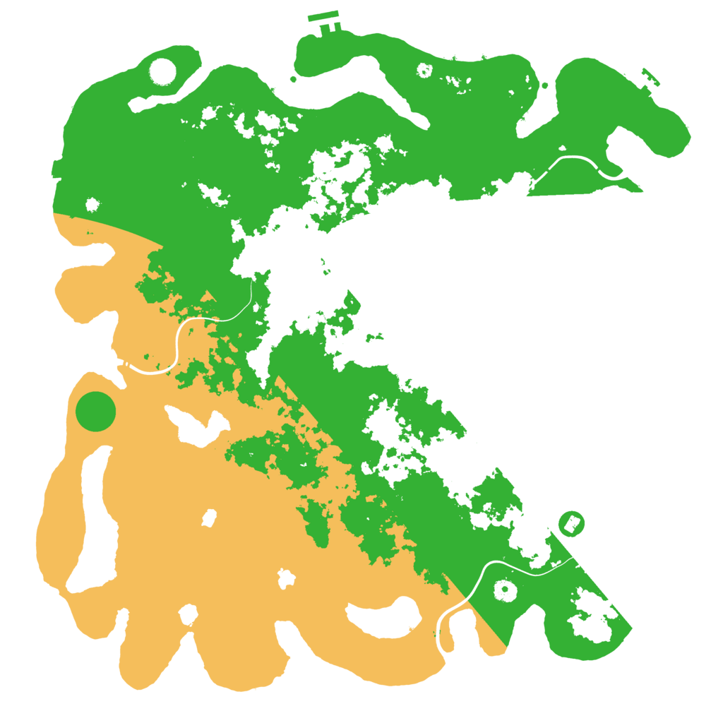 Biome Rust Map: Procedural Map, Size: 4750, Seed: 495562515
