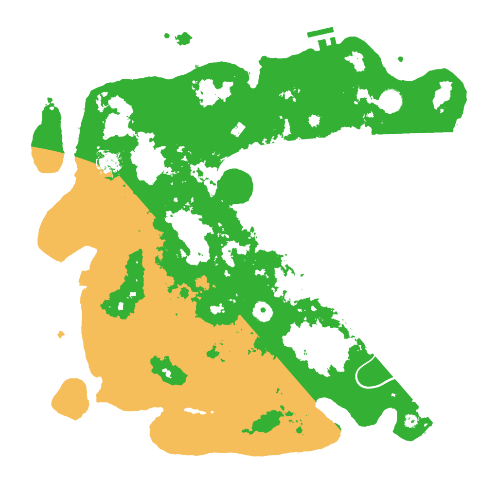 Biome Rust Map: Procedural Map, Size: 3800, Seed: 1705541211