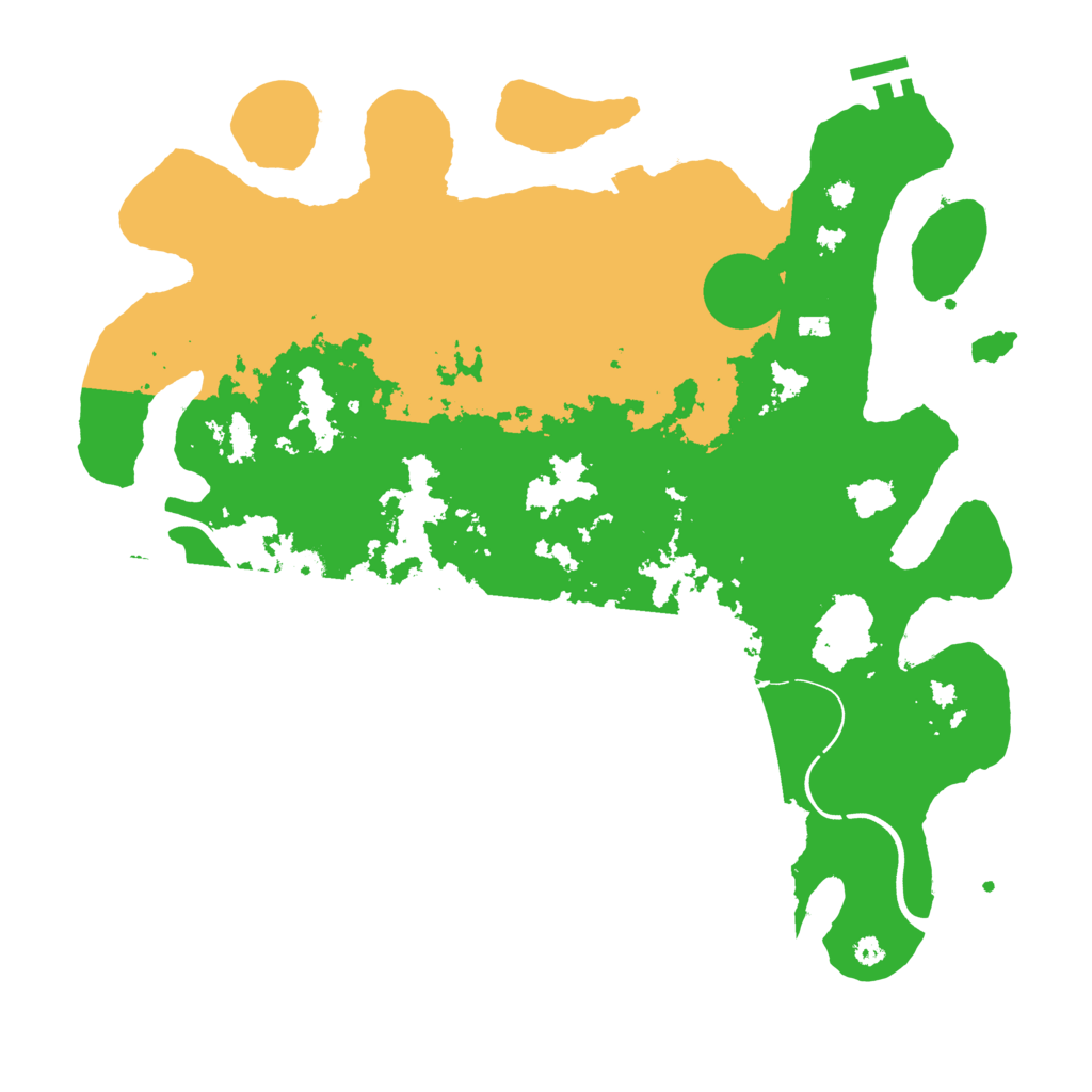 Biome Rust Map: Procedural Map, Size: 3800, Seed: 683877864