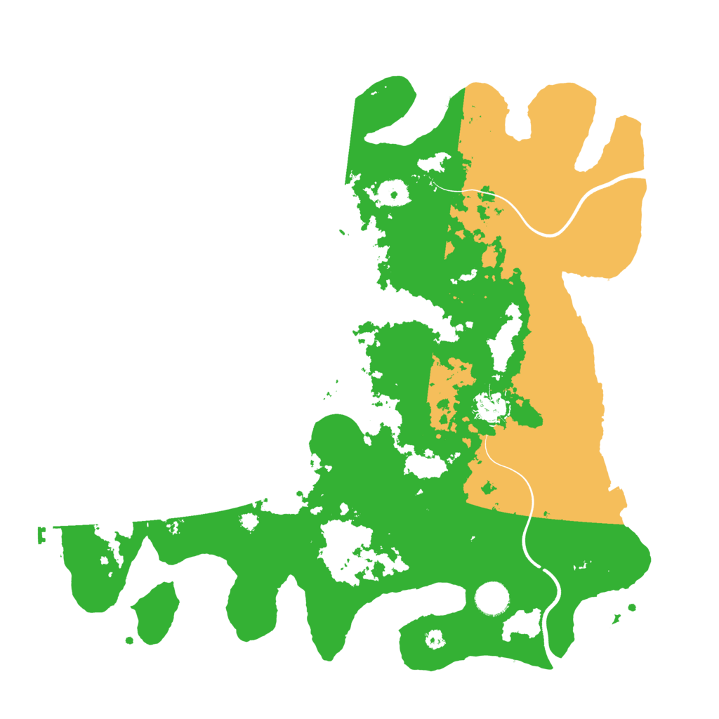 Biome Rust Map: Procedural Map, Size: 3750, Seed: 1561991004