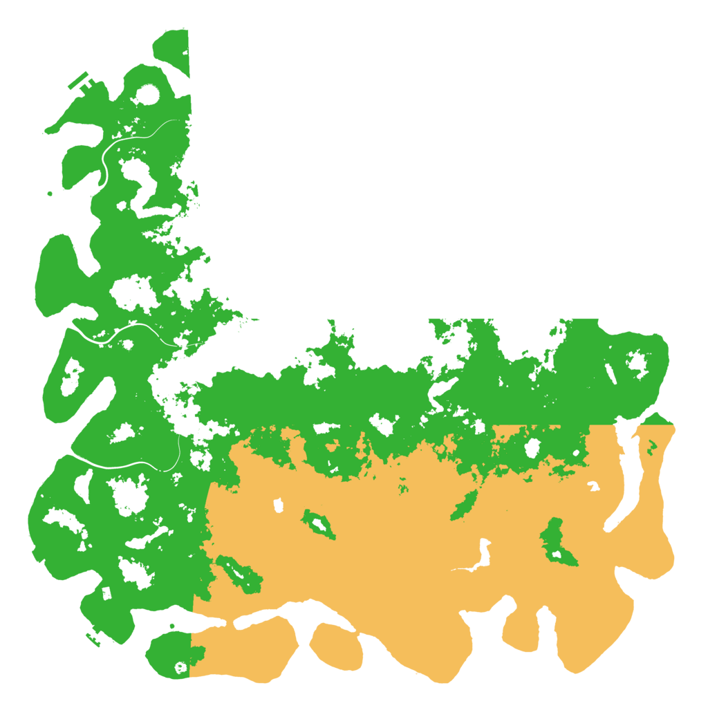 Biome Rust Map: Procedural Map, Size: 6000, Seed: 700579732