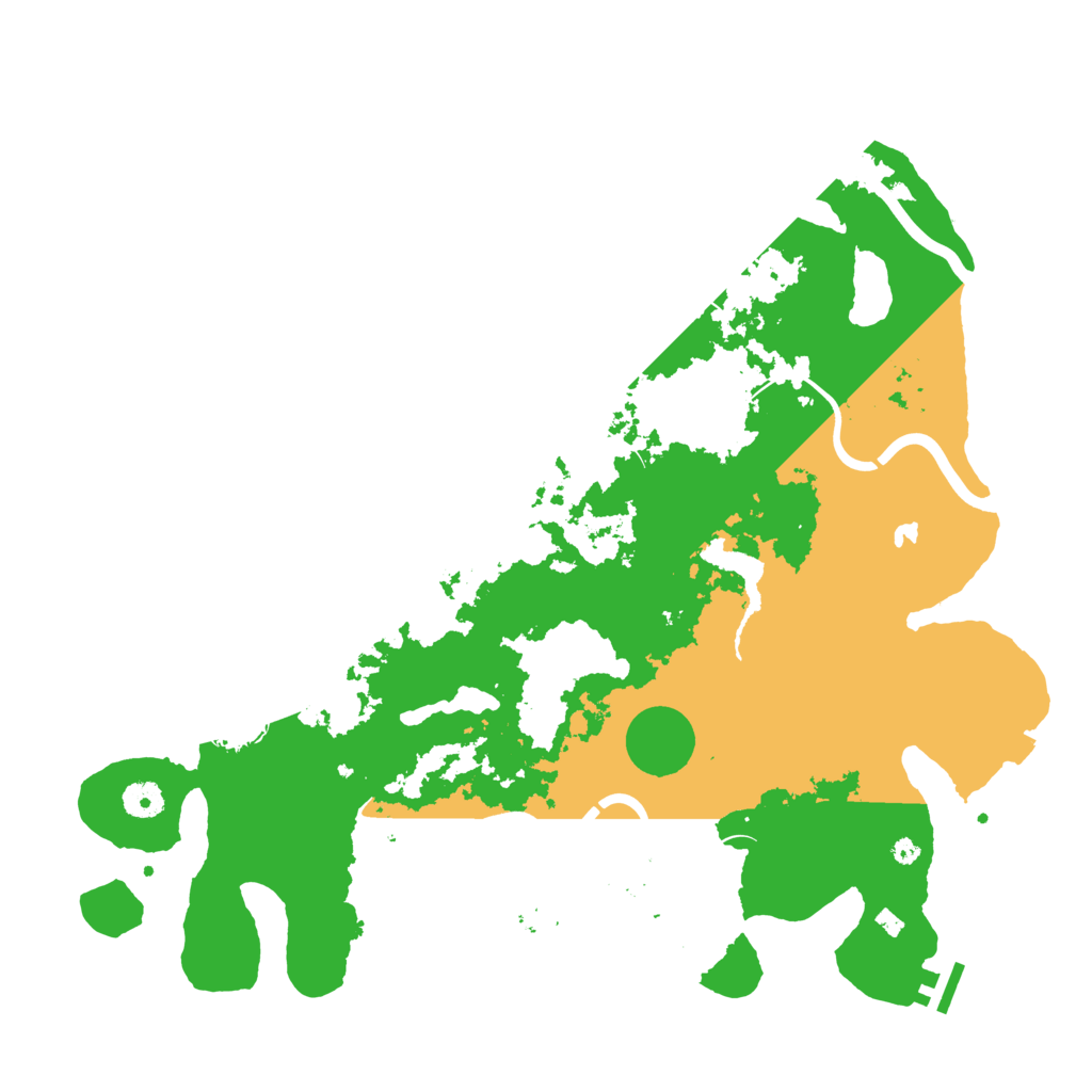 Biome Rust Map: Procedural Map, Size: 4200, Seed: 17758347