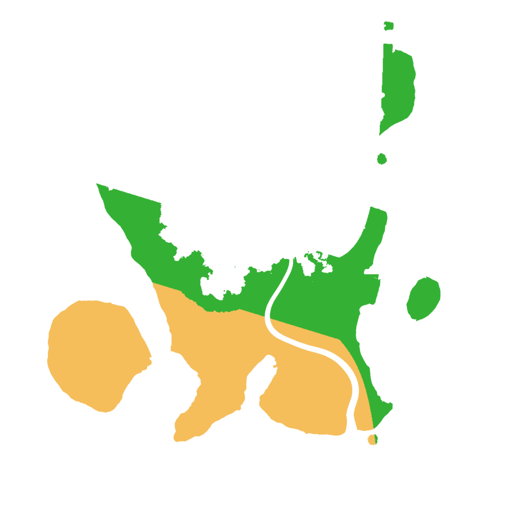 Biome Rust Map: Procedural Map, Size: 2000, Seed: 173648154