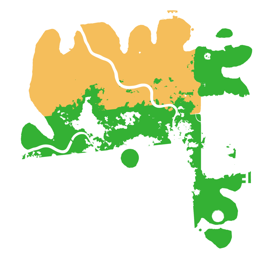 Biome Rust Map: Procedural Map, Size: 3980, Seed: 49001